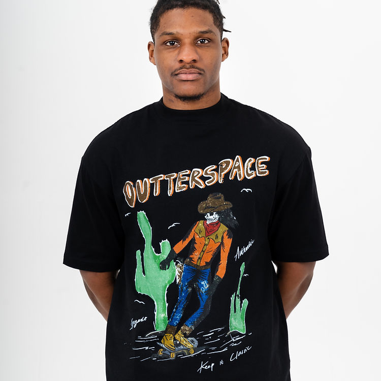CACTUS SKATEBOARD (BLACK)