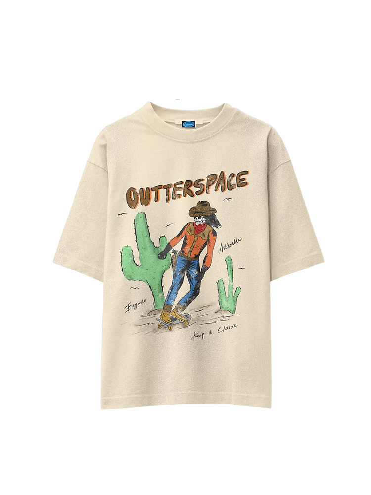 CACTUS SKATEBOARD (OFF-WHITE COLOUR)