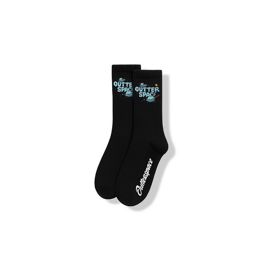 LOGO SOCKS - BLACK