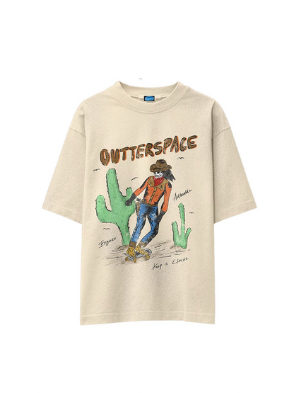 CACTUS SKATEBOARD (OFF-WHITE COLOUR)