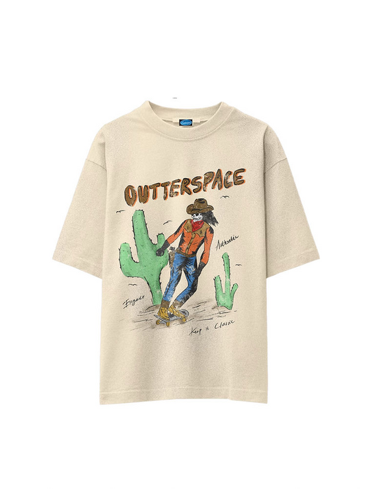 CACTUS SKATEBOARD (OFF-WHITE COLOUR)